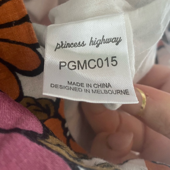 ModCloth x Princess Highway Floral High Waisted Mini Skirt Retro Flower Power - Picture 9 of 12